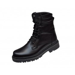 Bocanci barbati experimentali din piele naturala, imblaniti, model iarna, negru, Army Force GKR55N 