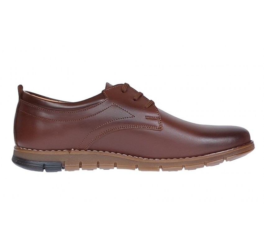 Pantofi barbati sport din piele naturala maro GKR57M Pantofi barbati sport din piele naturala maro GKR57M