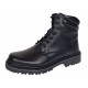 Bocanci barbati Sport din piele naturala model Negru imblanit GKR5KN