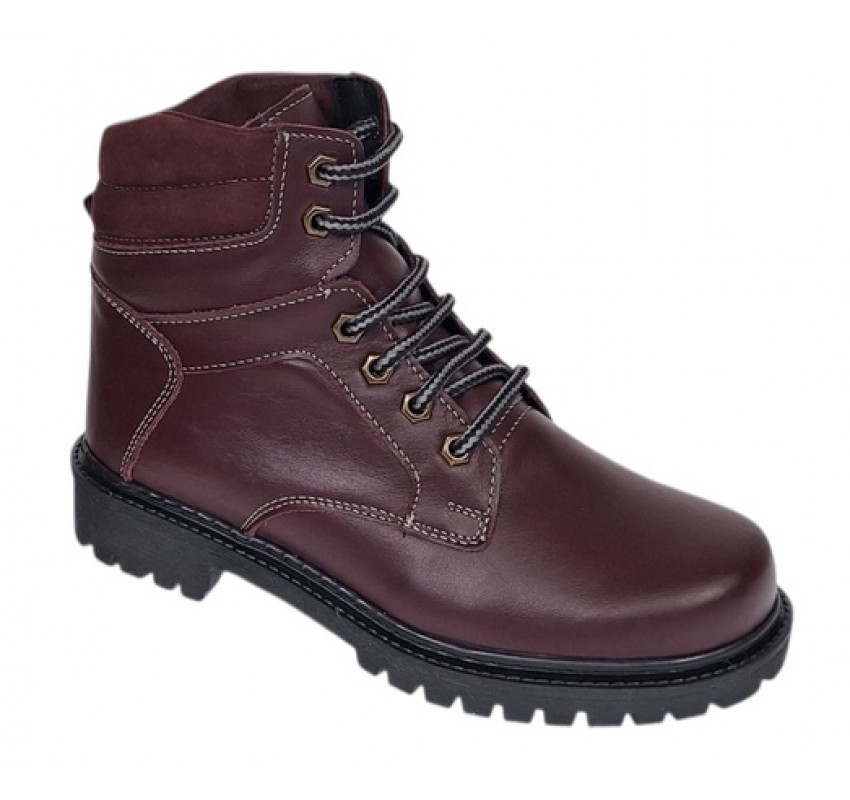 Bocanci barbati Sport din piele naturala model Bordeaux Imblaniti GKR5KVIS