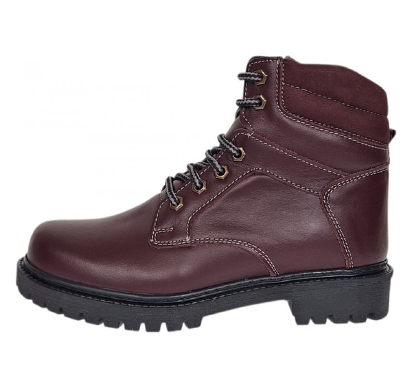 Bocanci barbati Sport din piele naturala model Bordeaux Imblaniti GKR5KVIS