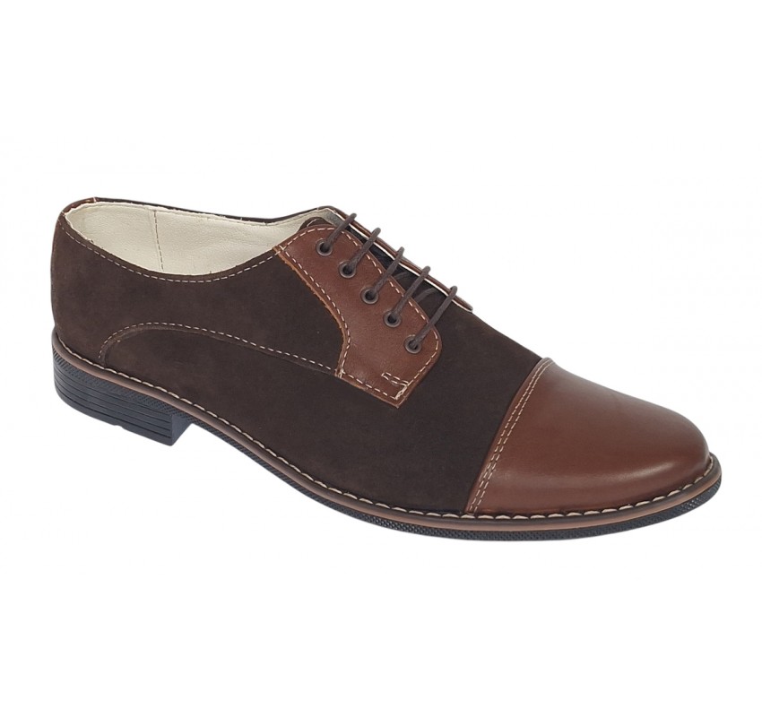 Pantofi barbati casual din piele naturala intoarsa - Marimea 39, 40, 44 Maro - GKR5RM Pantofi barbati casual din piele naturala intoarsa - Marimea 39, 40, 44 Maro - GKR5RM