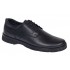 Pantofi barbati casual din piele naturala pe calapod lat Negru GKR5XN