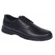 Pantofi barbati casual din piele naturala pe calapod lat Negru GKR5XN