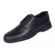 Pantofi barbati casual din piele naturala pe calapod lat Negru GKR5XN