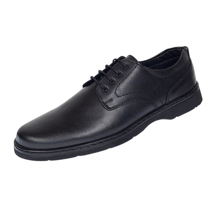 Pantofi barbati casual din piele naturala pe calapod lat Negru GKR5XN Pantofi barbati casual din piele naturala pe calapod lat Negru GKR5XN