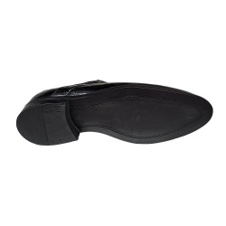 Pantofi barbati eleganti din piele naturala, Negru LAC GKR62N