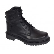 Bocanci barbati din piele naturala, imblaniti, model iarna Negru, Marimi de la 37 la 45 GKR6KN