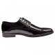 Pantofi barbati eleganti din piele naturala de culoare Negru Lac Zidan 819