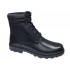 Bocanci barbati negri din piele naturala imblaniti, marimi 39 - 46 Army GKR700BN