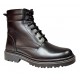 Bocanci barbati miliari din piele naturala imblaniti, model Army Force Negru GKR700N