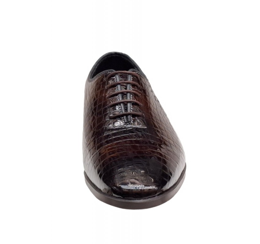 Pantofi eleganti pentru barbati piele naturala croco Maro GKR70M