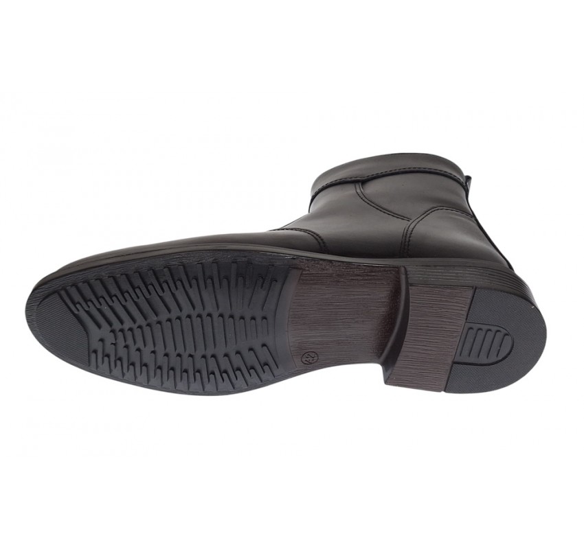 Ghete barbati din piele naturala cu fermoar imblanite GKR714N Ghete barbati din piele naturala cu fermoar imblanite GKR714N