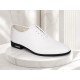Pantofi albi eleganti barbati piele naturala GKR71A