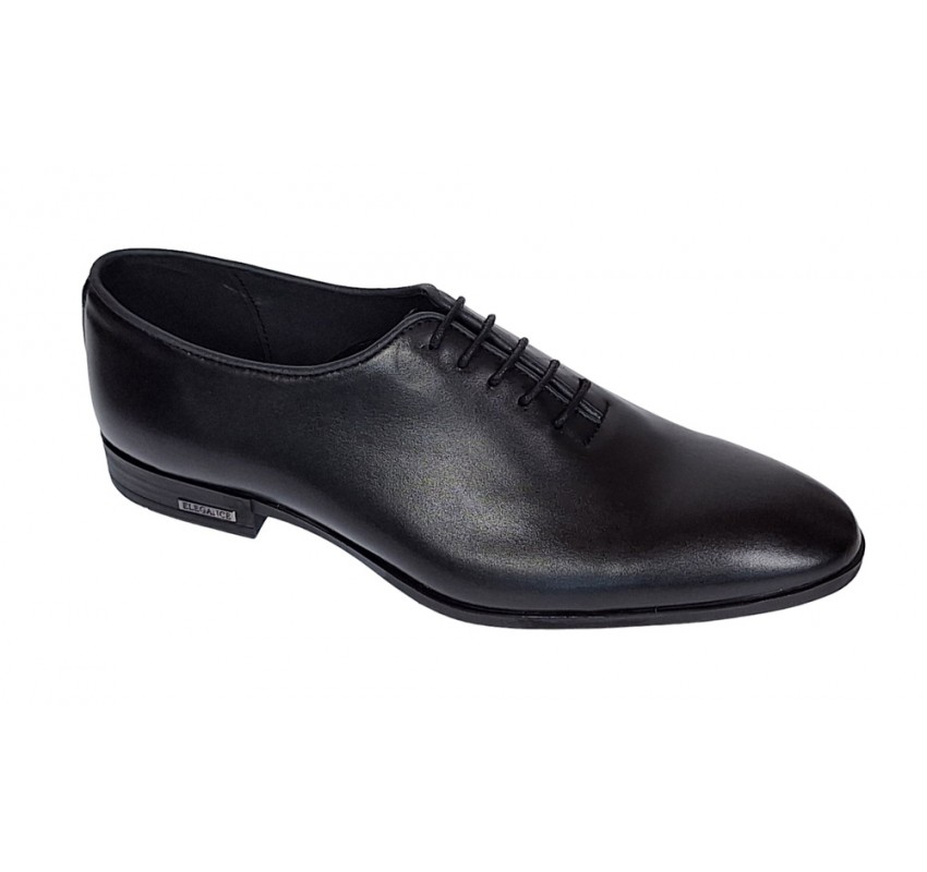 Pantofi barbati eleganti piele naturala de culoare neagra GKR71N