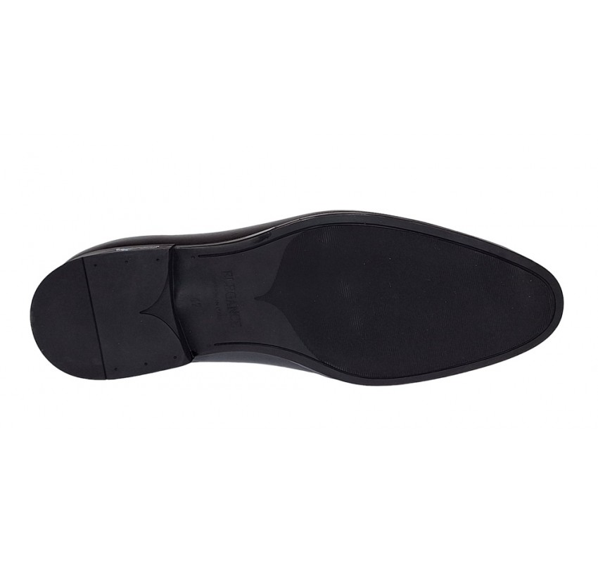 Pantofi barbati eleganti piele naturala de culoare neagra GKR71N