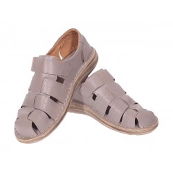 Sandale barbati casual din piele naturala Bej Box GKR73BEJ