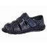Sandale barbati casual din piele naturala Bleumarin GKR73BL