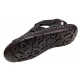 Sandale barbati casual din piele naturala Negru Box GKR73N