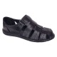 Sandale barbati casual din piele naturala Negru Box GKR73NN