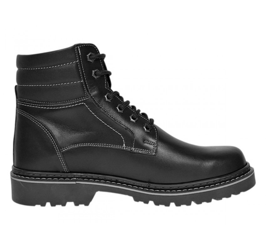 Bocanci barbati din piele naturala neimblaniti Negri All Season GKR79NBOX