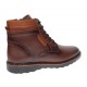 Ghete barbati din piele naturala cu fermoar (imblanite) Corsa Maro GKR7XM