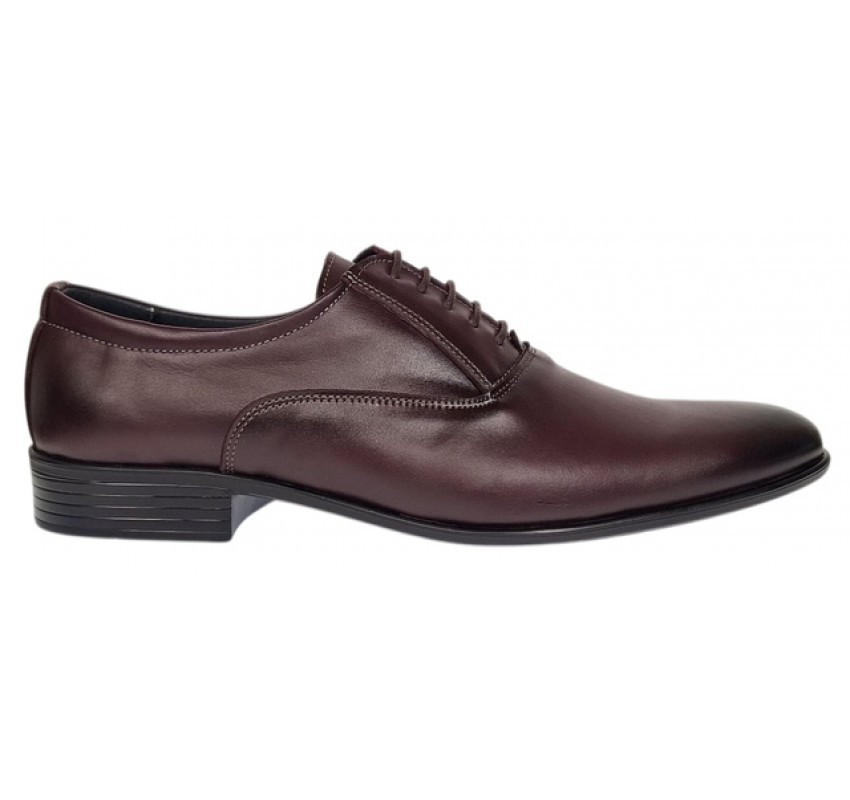 Pantofi barbati eleganti din piele naturala Bordeaux GKR802VIS