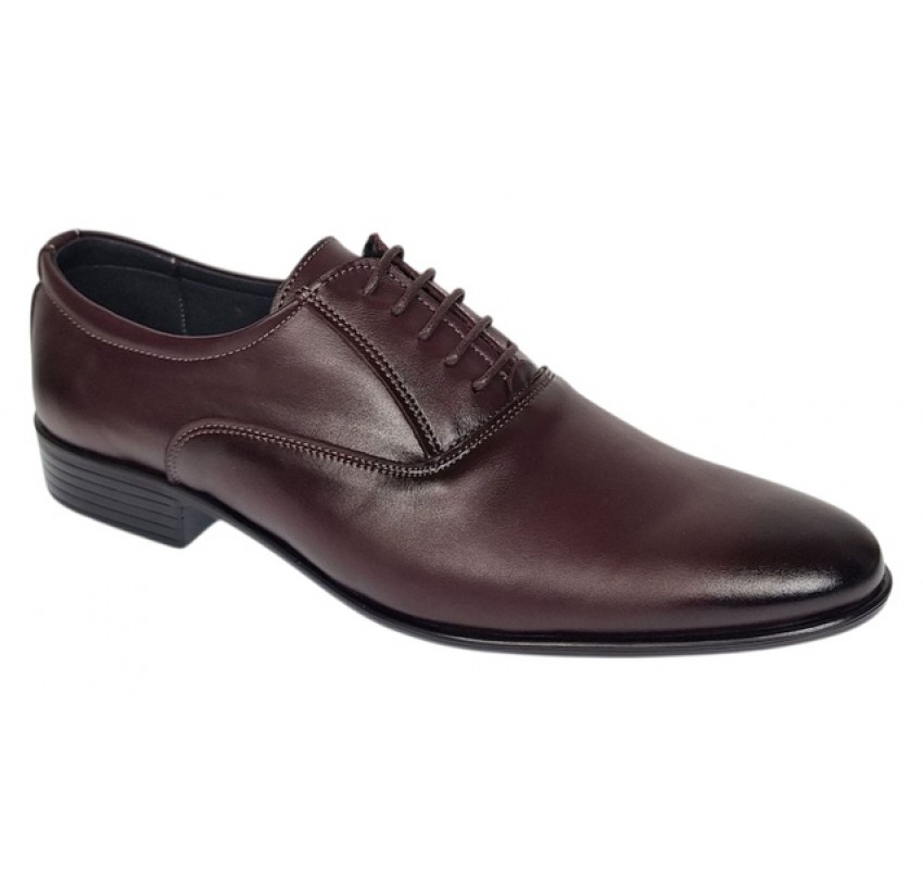 Pantofi barbati eleganti din piele naturala Bordeaux GKR802VIS