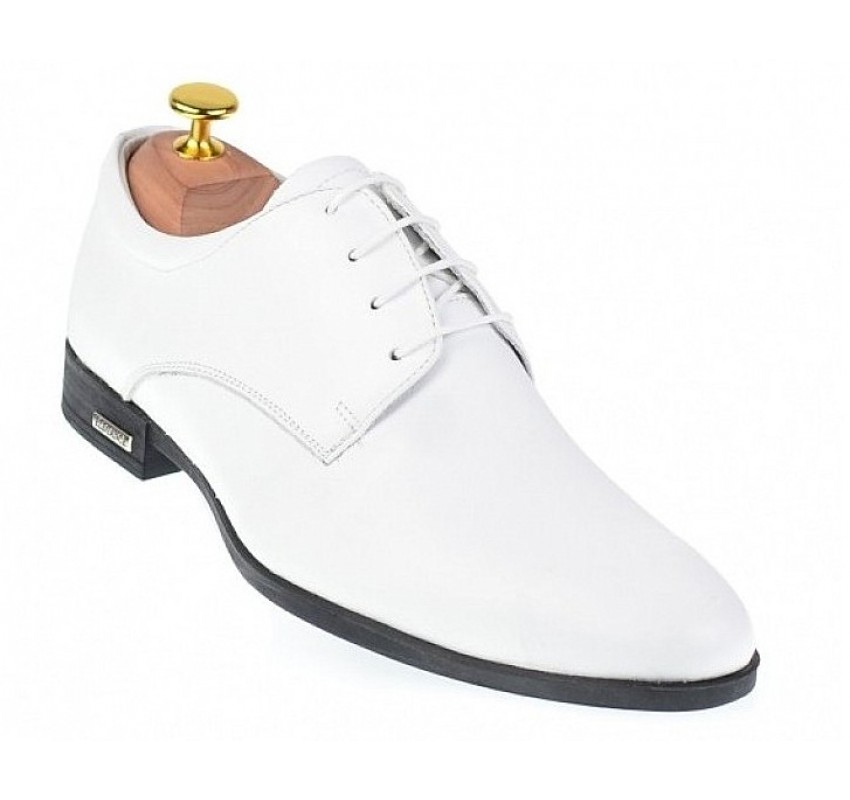 Pantofi eleganti barbati din piele naturala - Model Alb GKR80A