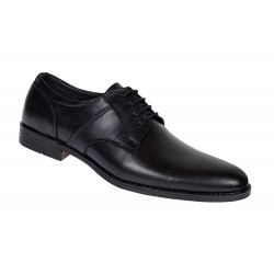 Pantofi barbati eleganti din piele naturala Negru - GKR80N