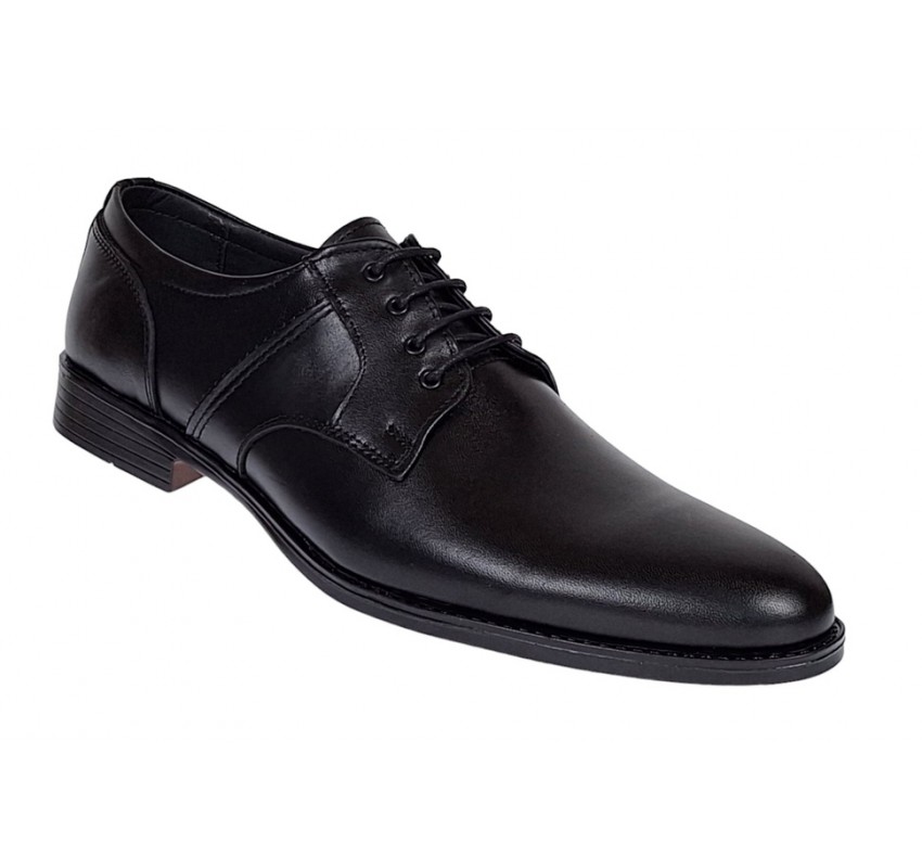 Pantofi barbati eleganti din piele naturala Negru - GKR80N