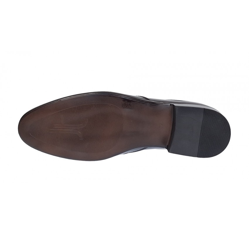 Pantofi barbati eleganti din piele naturala Negru LAC GKR818ELN Pantofi barbati eleganti din piele naturala Negru LAC GKR818ELN