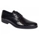 Pantofi barbati de gala - eleganti din piele naturala croco lac Ciucaleti Lorenzo 819