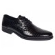 Pantofi barbati de gala - eleganti din piele naturala croco lac Ciucaleti Lorenzo 819