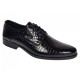 Pantofi barbati de gala - eleganti din piele naturala croco lac Ciucaleti Lorenzo 819