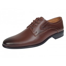 Pantofi barbati office eleganti din piele naturala Maro Cognac GKR819MS