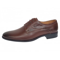 Pantofi barbati office eleganti din piele naturala Maro Cognac GKR819MS