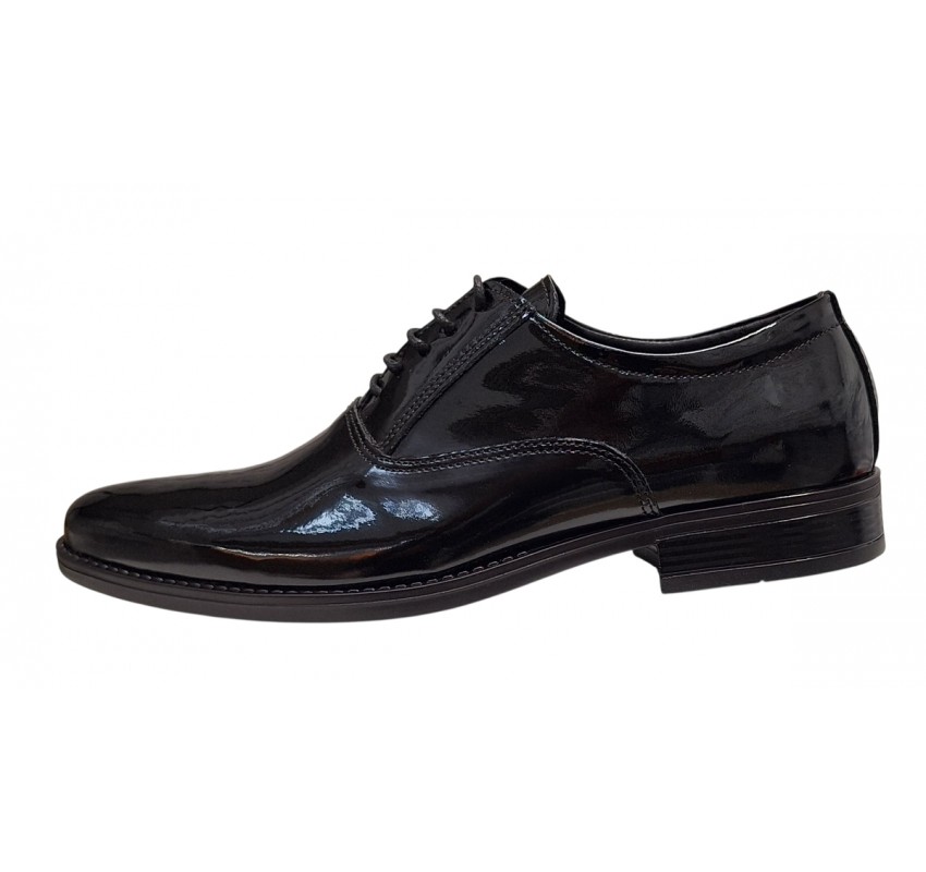 Pantofi eleganti barbati piele naturala Enzo Negru LAC 824