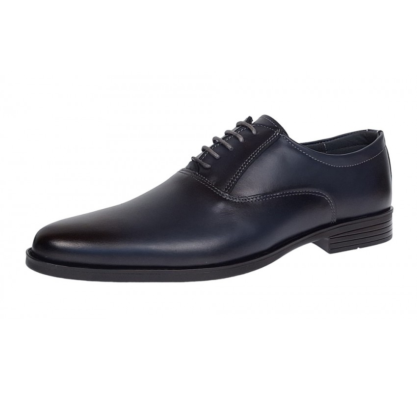 Pantofi barbati eleganti din piele naturala - Model Enzo Bleumarin GKR84BLU