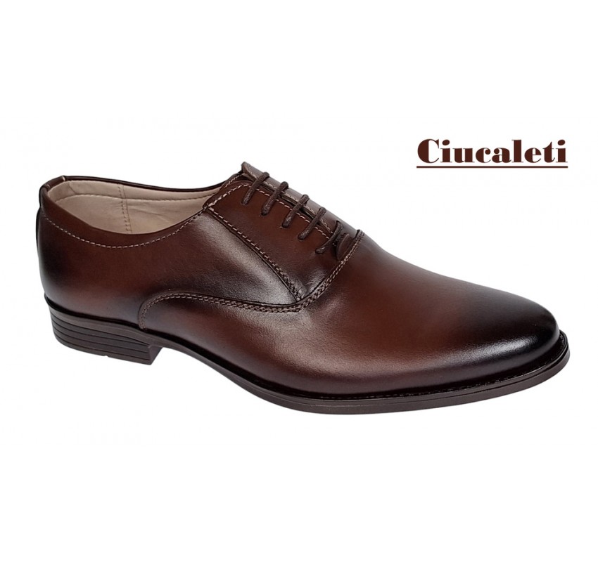 Pantofi barbati office eleganti din piele naturala Maro - Enzo GKR84M