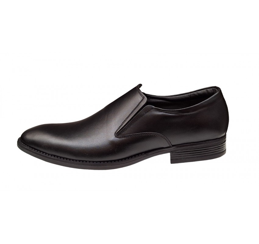 Pantofi barbati eleganti din piele naturala , Negru , Enzo - GKR85EN