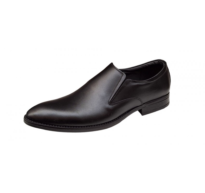 Pantofi barbati eleganti din piele naturala , Negru , Enzo - GKR85EN