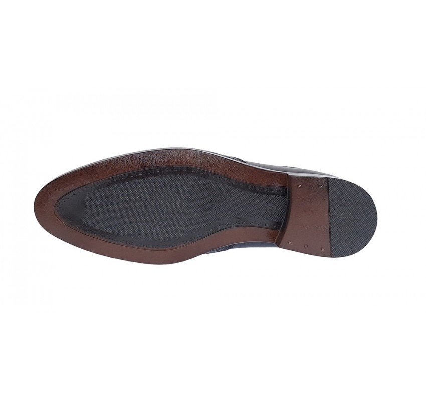 Pantofi barbati eleganti din piele naturala Negru 891N