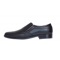 Pantofi barbati eleganti din piele naturala Negru 891N
