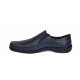 Pantofi barbati casual din piele naturala, perforati, cu elastic, calapod lat, Bleumarin - GKR91BL Pantofi barbati casual din piele naturala, perforati, cu elastic, calapod lat, Bleumarin - GKR91BL
