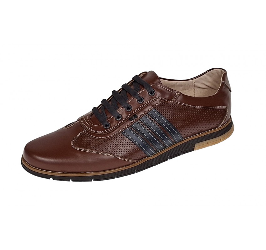 Pantofi barbati sport din piele naturala Maro - GKR92M