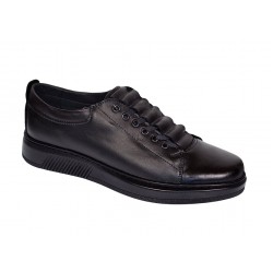 Pantofi barbati casual din piele naturala - Model Negru Force Z