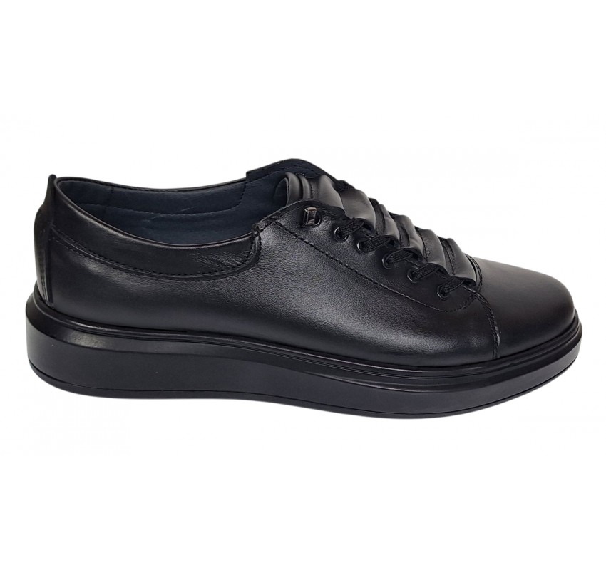 Pantofi barbati casual sport din piele naturala - inchidere elastica GKR96N