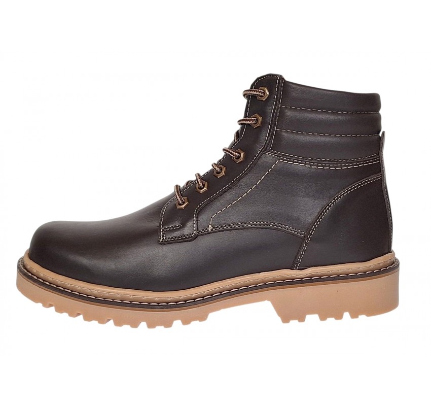 Bocanci barbati din piele naturala imblaniti model iarna Maro K9