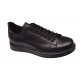 Pantofi barbati sport, casual din piele naturala, Negru - BLACKCOMBAT-2N